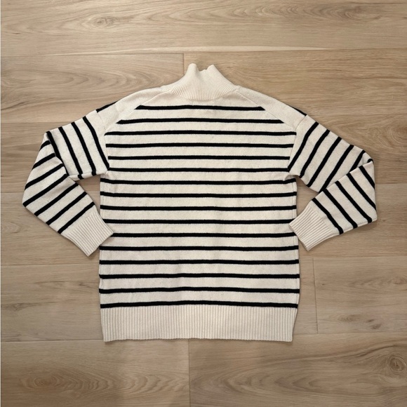 Banana Republic Striped Turtleneck Sweater - Picture 2 of 3